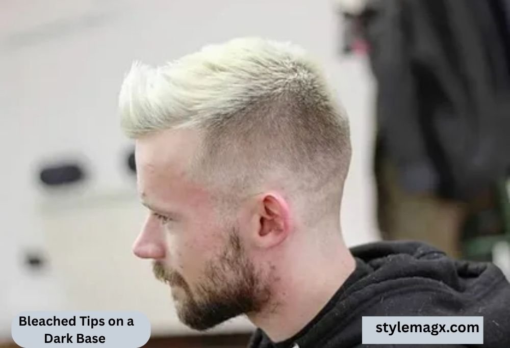 Bleached Tips on a Dark Base