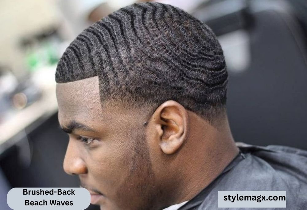 Brushed-Back Beach Waves