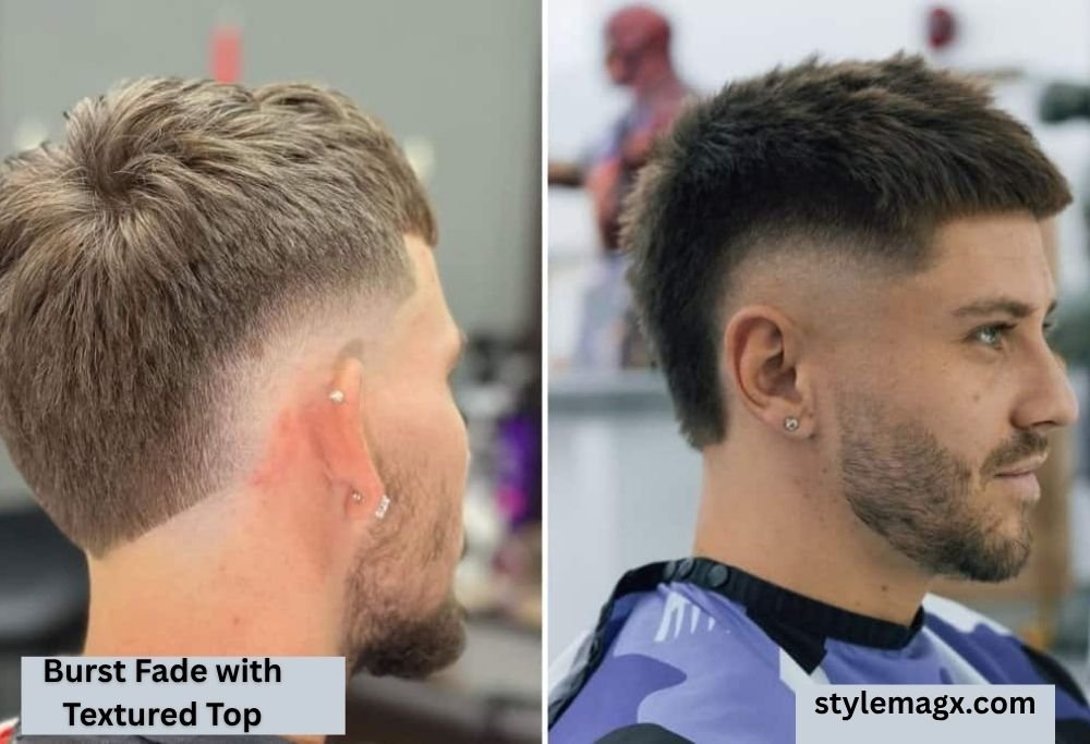 27+ Best Thick Straight Hair Haircuts for Men to Try in 2026 17 Burst Fade with Textured Top