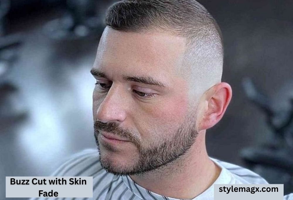 Best Haircuts for Men with Thin Straight Hair 2026 Guide 24 Buzz Cut with Skin Fade