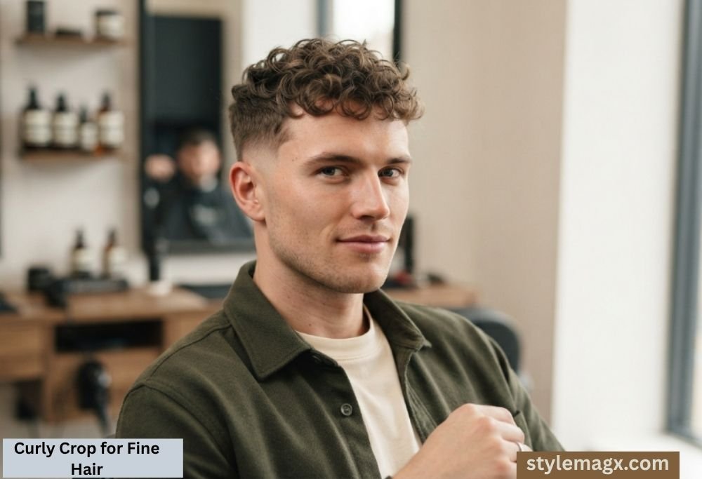 Curly Crop for Fine Hair