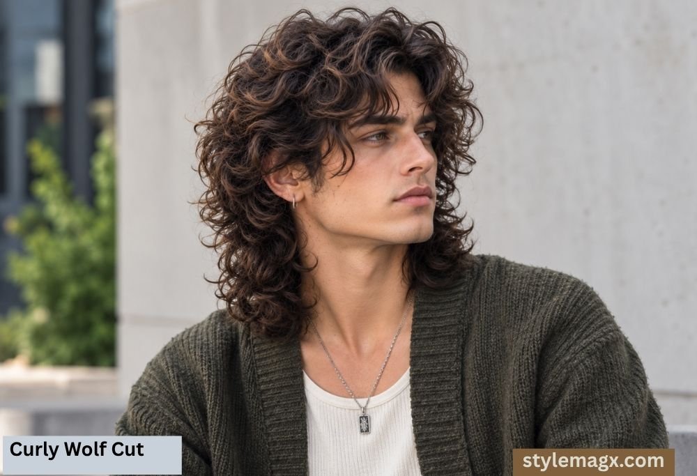 Curly Wolf Cut