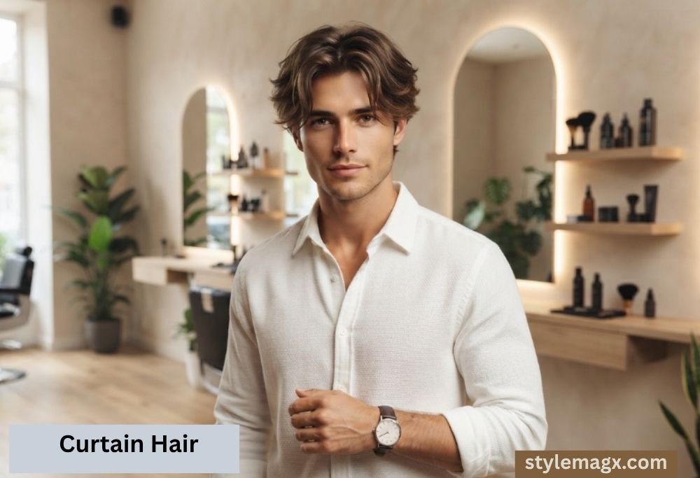 40+ Fantastic Square Face Shape Haircuts for Men: Ultimate Guide 2026 27 Curtain Hair