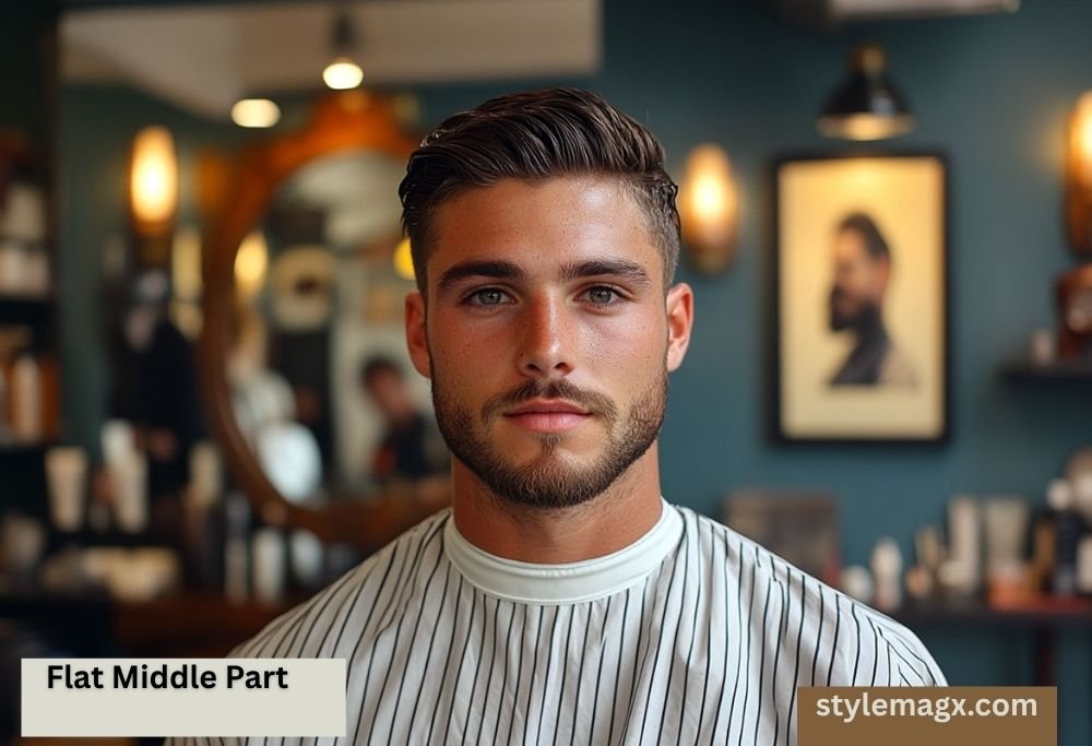 30 Best Middle Part Hairstyles For Men In 2026 15 Flat Middle Part