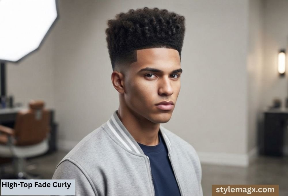 High-Top Fade Curly