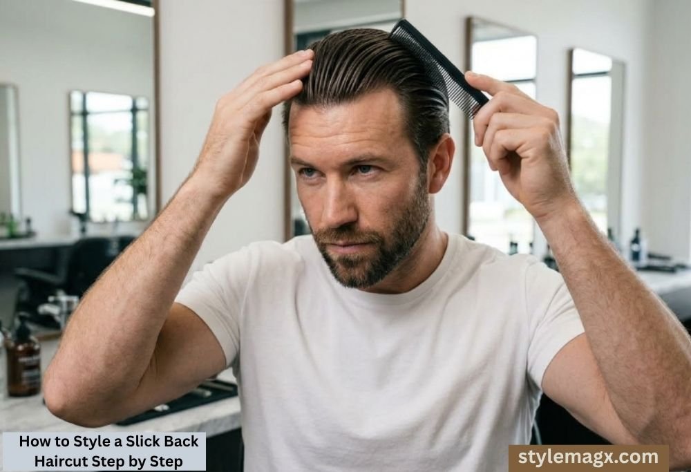How to Style a Slick Back Haircut Step by Step