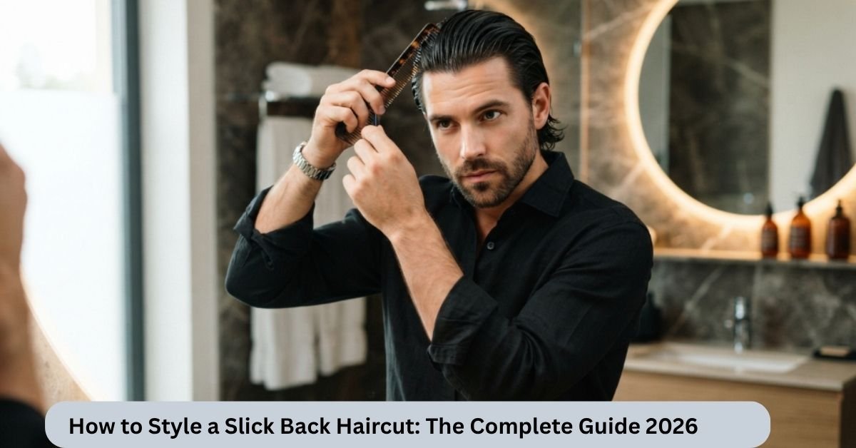 How to Style a Slick Back Haircut