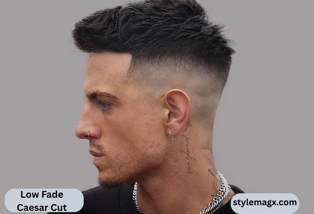 Caesar Haircut For Men: 25 Best Styles & How to Get One 2026 8 Low Fade Caesar Cut