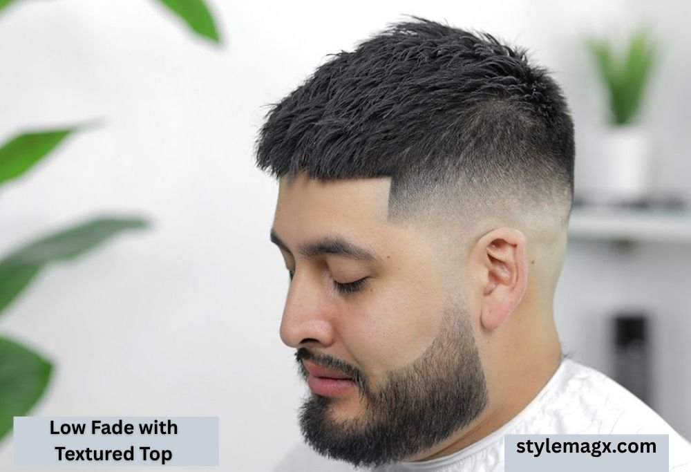 Best Haircuts for Men with Thin Straight Hair 2026 Guide 12 Low Fade with Textured Top