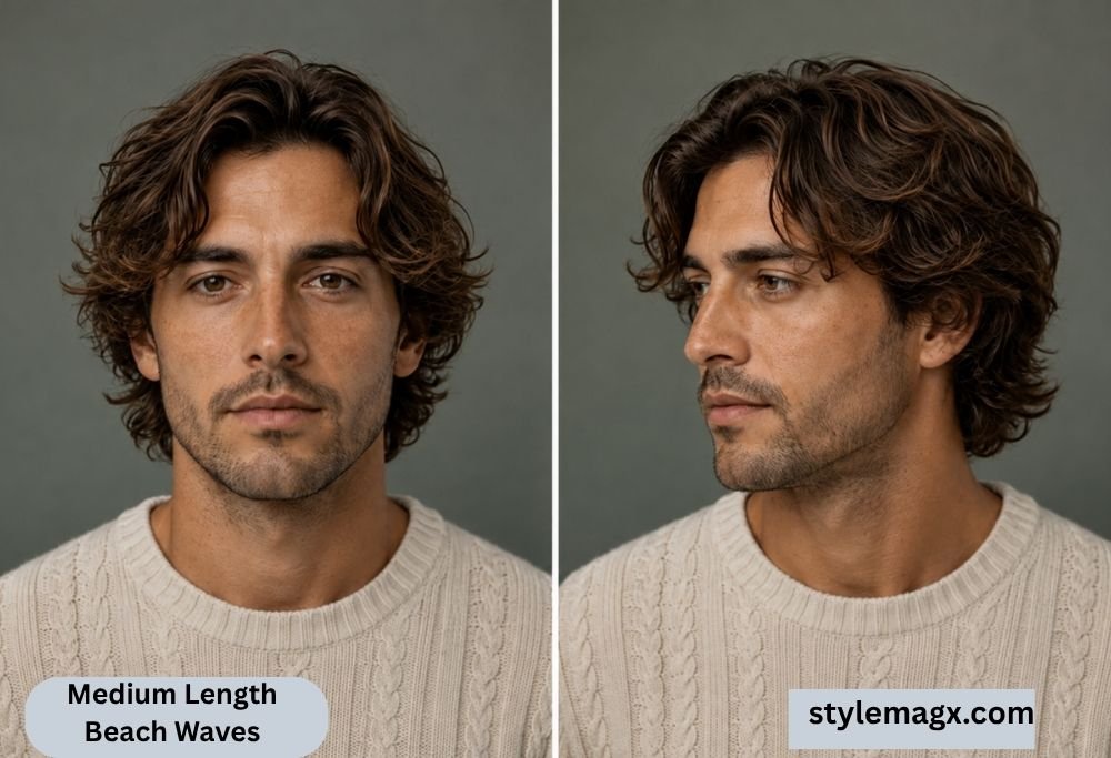 Long Flowing Surfer Hair