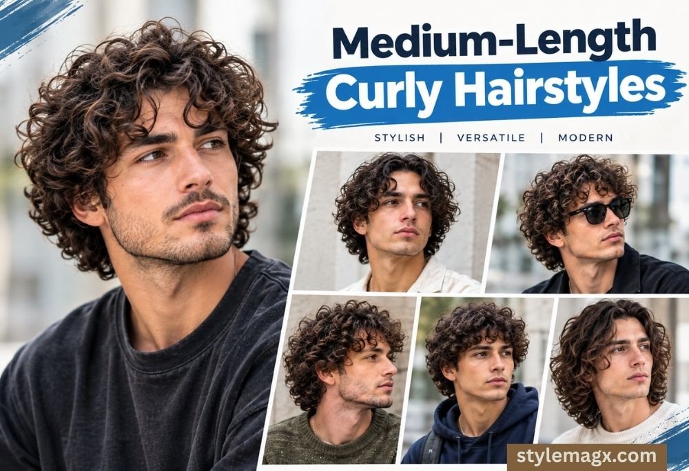 Medium-Length Curly Hairstyles