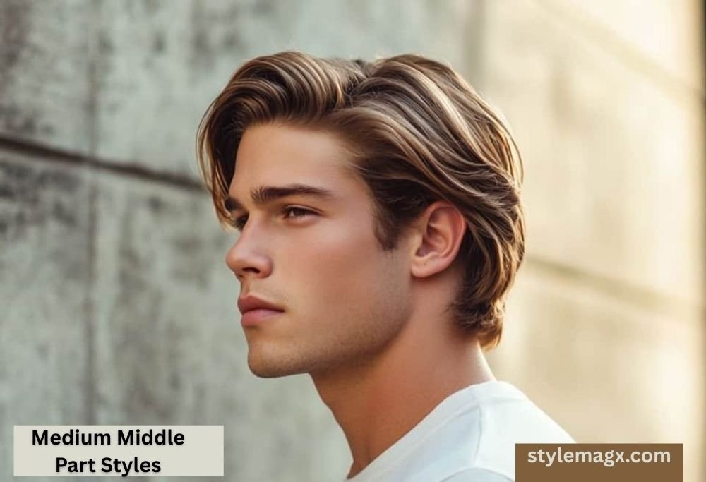 30 Best Middle Part Hairstyles For Men In 2026 8 Medium Middle Part Styles