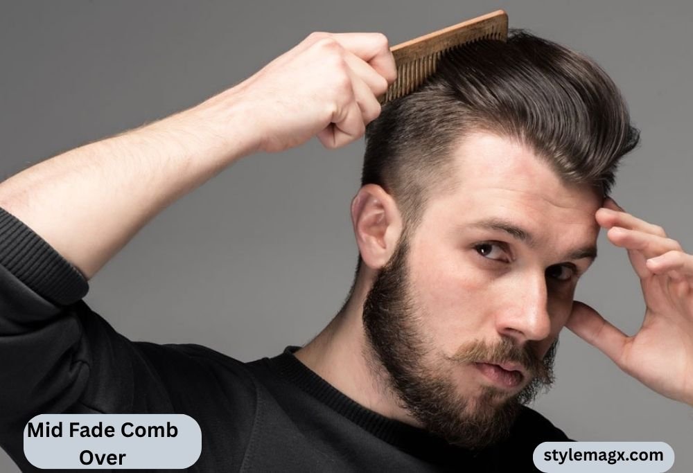 Mid Fade Comb Over