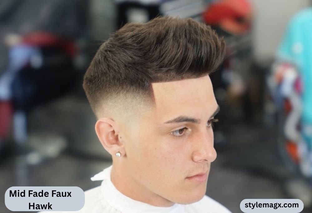 Mid Fade Faux Hawk