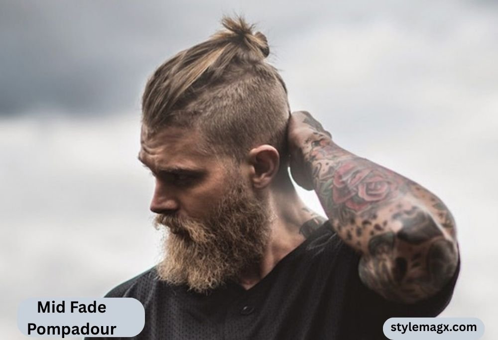 Mid Fade Pompadour