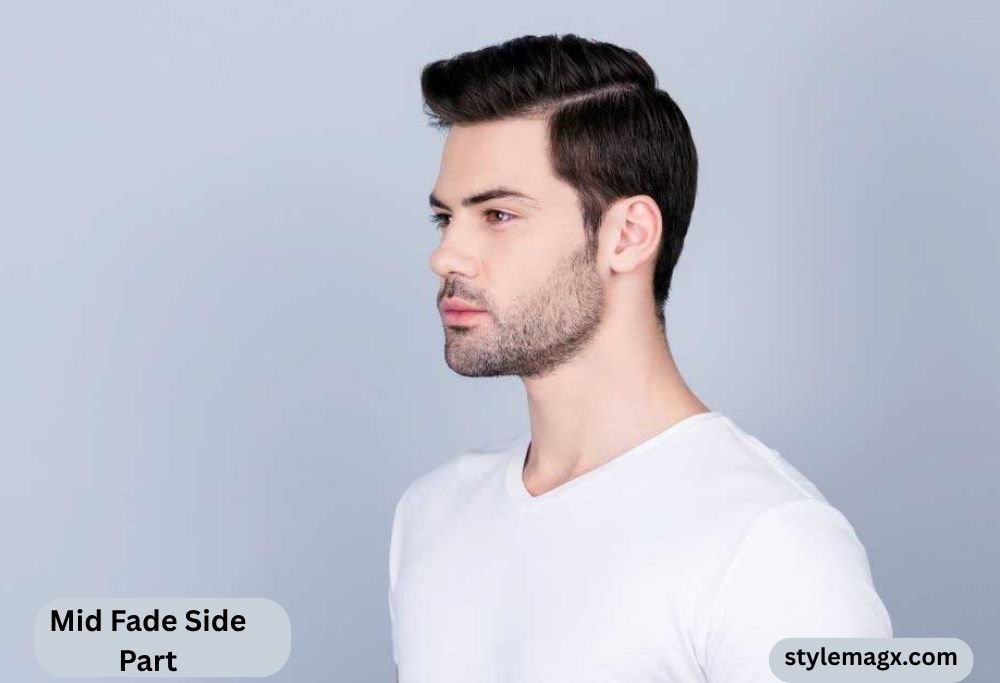 Mid Fade Side Part