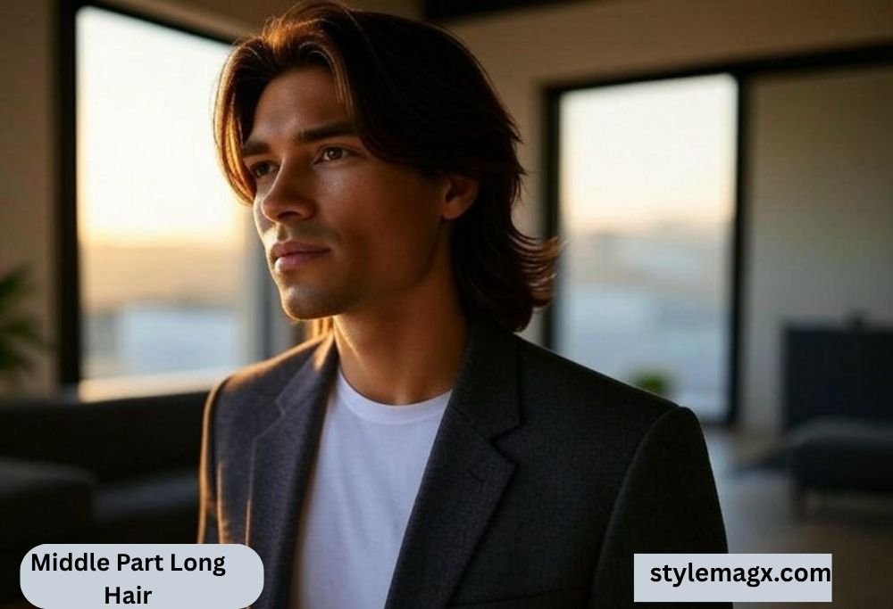 Middle Part Long Hair