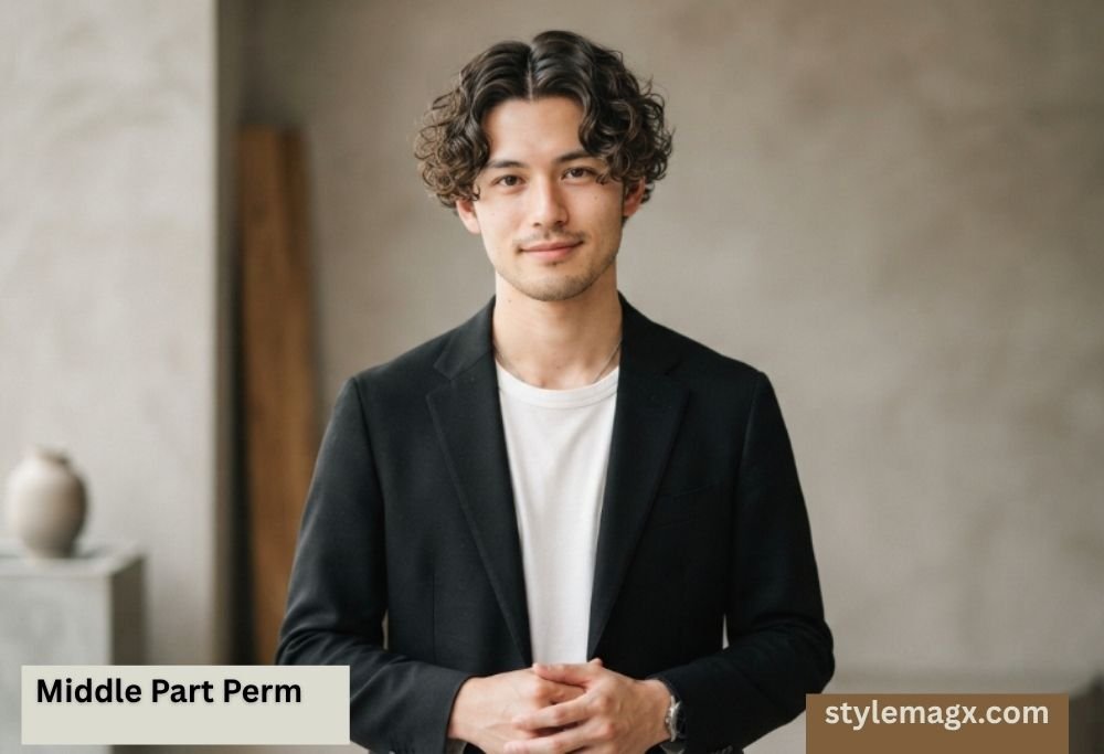 30 Best Middle Part Hairstyles For Men In 2026 19 Middle Part Perm