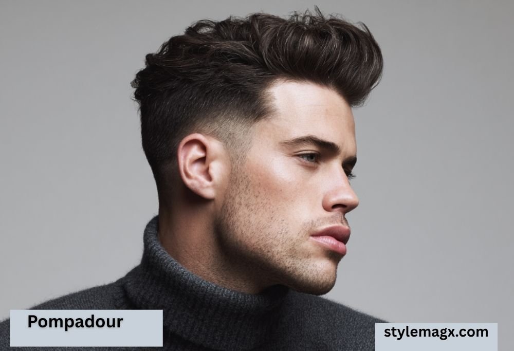 27+ Best Thick Straight Hair Haircuts for Men to Try in 2026 7 Pompadour