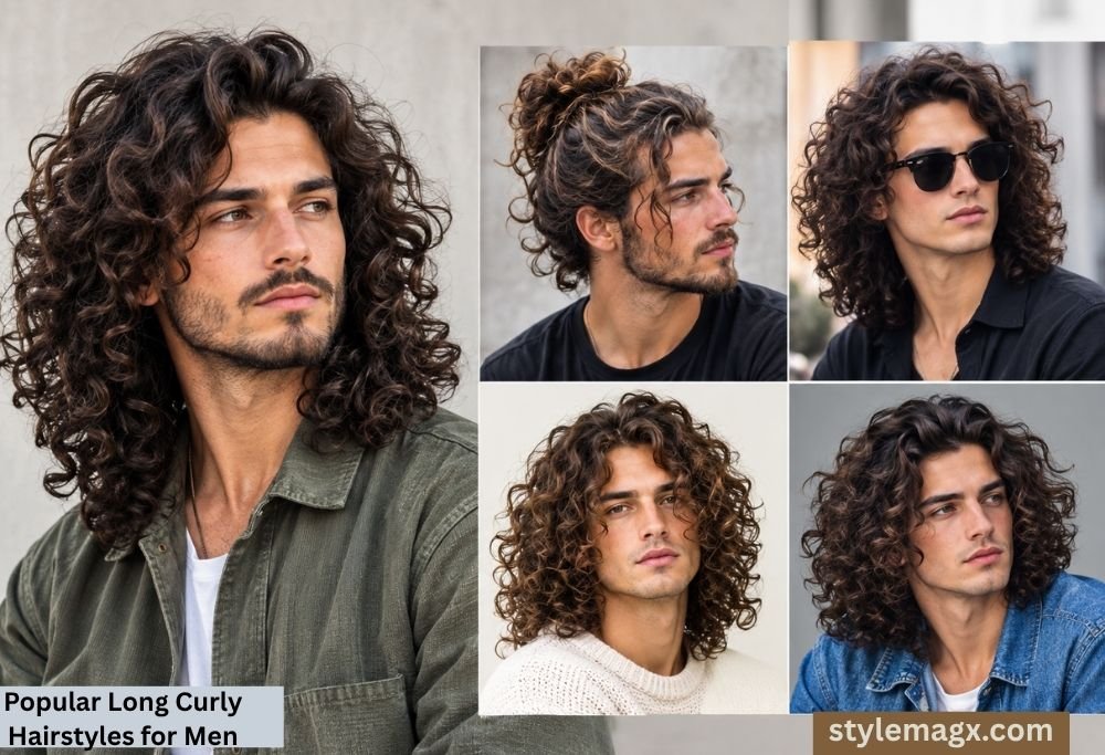 Popular Long Curly Hairstyles for Men