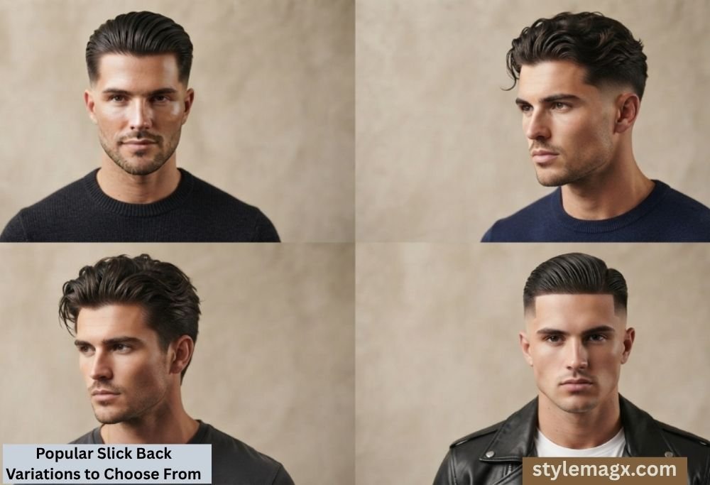 Popular Slick Back Variations to Choose From