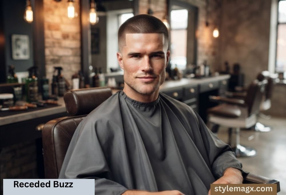 40+ Fantastic Square Face Shape Haircuts for Men: Ultimate Guide 2026 9 Receded Buzz