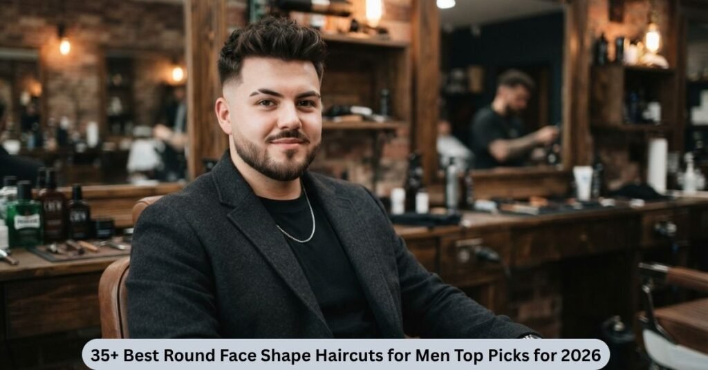 Round Face Shape Haircuts for Men