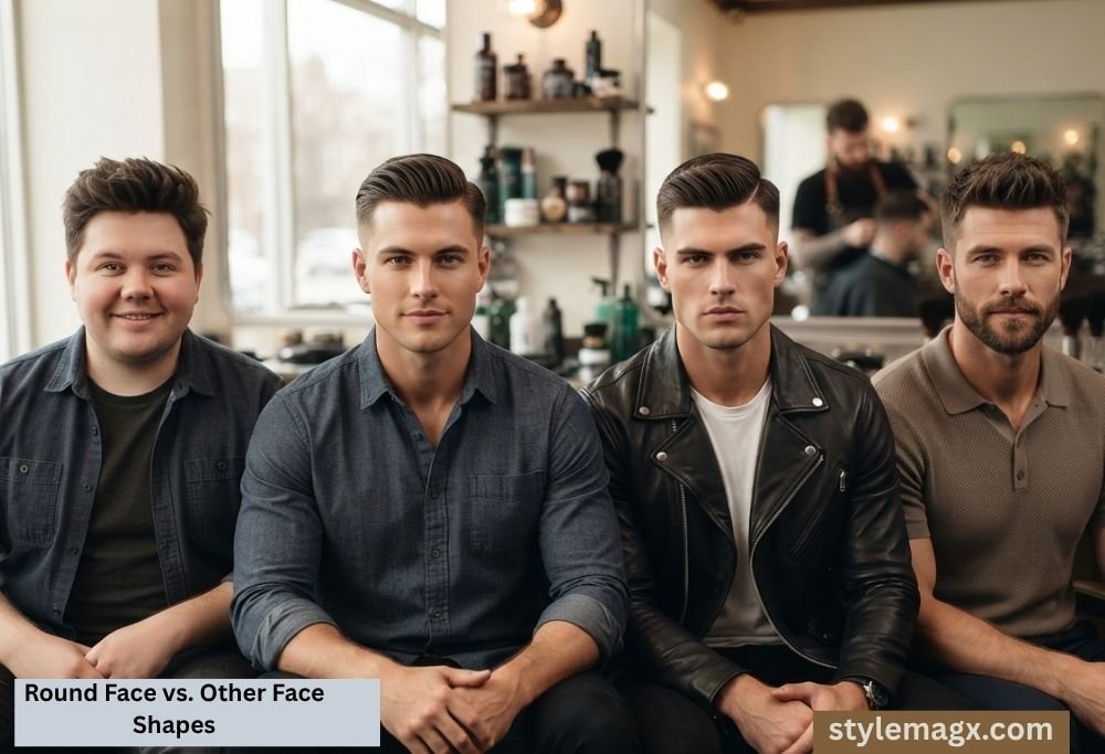 35+ Best Round Face Shape Haircuts for Men: Top Picks for 2026 4 Round Face vs. Other Face Shapes