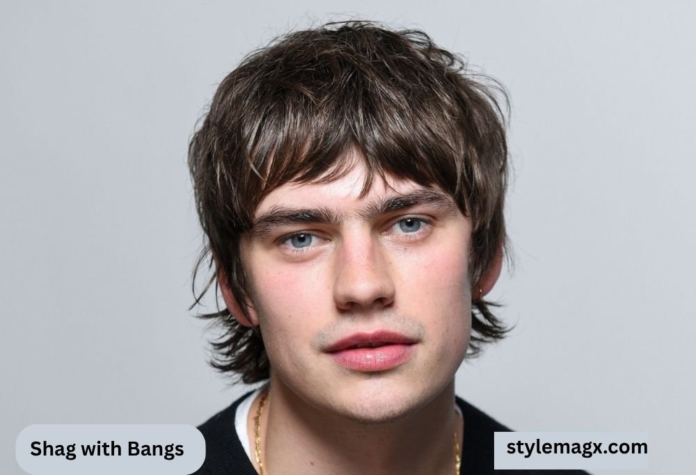 Shaggy Haircuts for Men: 30 Trendy Styles & Expert Tips 20 Shag with Bangs