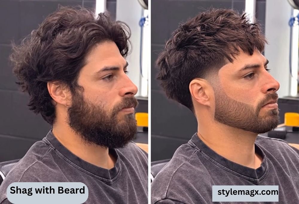 Shaggy Haircuts for Men: 30 Trendy Styles & Expert Tips 27 Shag with Beard