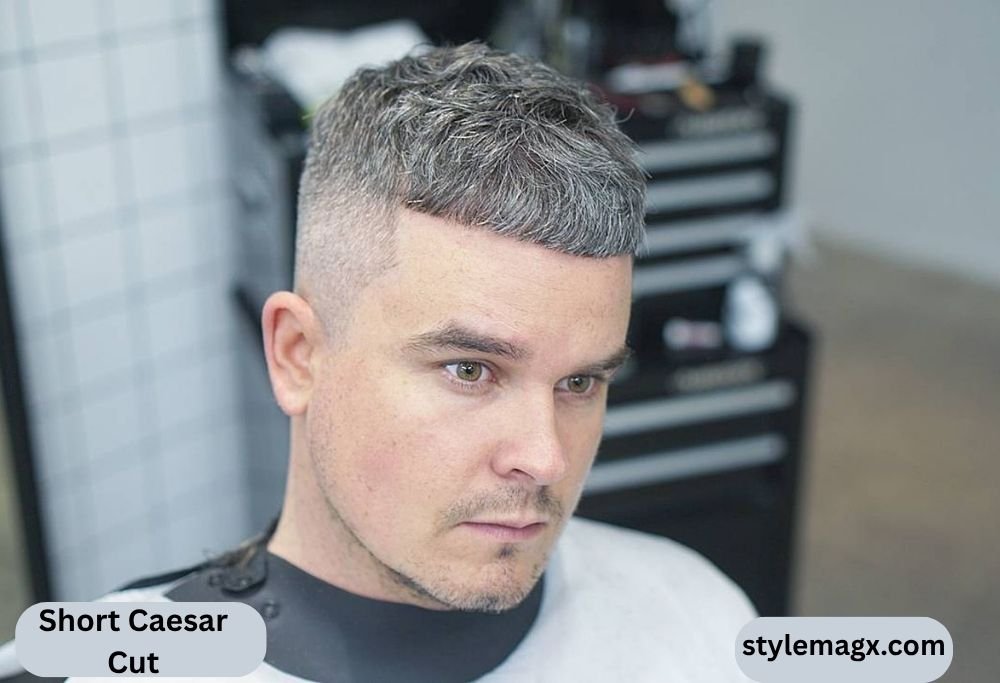 Caesar Haircut For Men: 25 Best Styles & How to Get One 2026 6 Short Caesar Cut