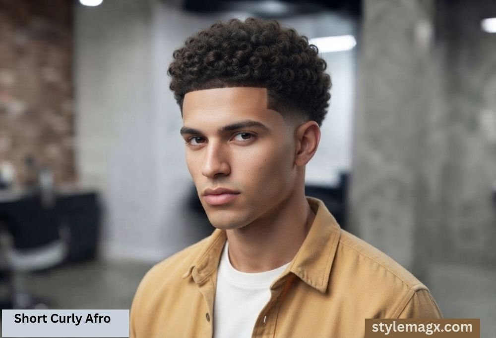 Short Curly Afro