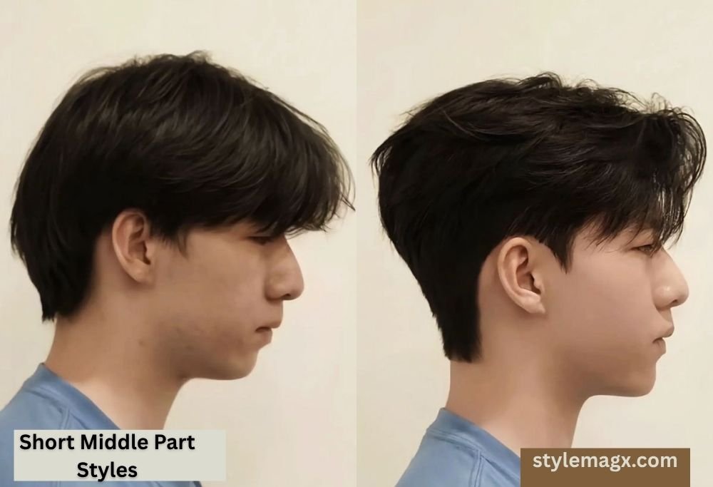 30 Best Middle Part Hairstyles For Men In 2026 4 Short Middle Part Styles