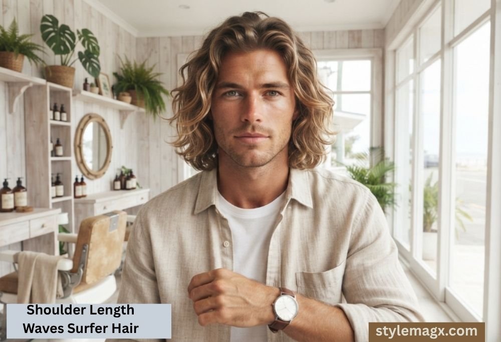 40+ Fantastic Square Face Shape Haircuts for Men: Ultimate Guide 2026 30 Shoulder Length Waves Surfer Hair