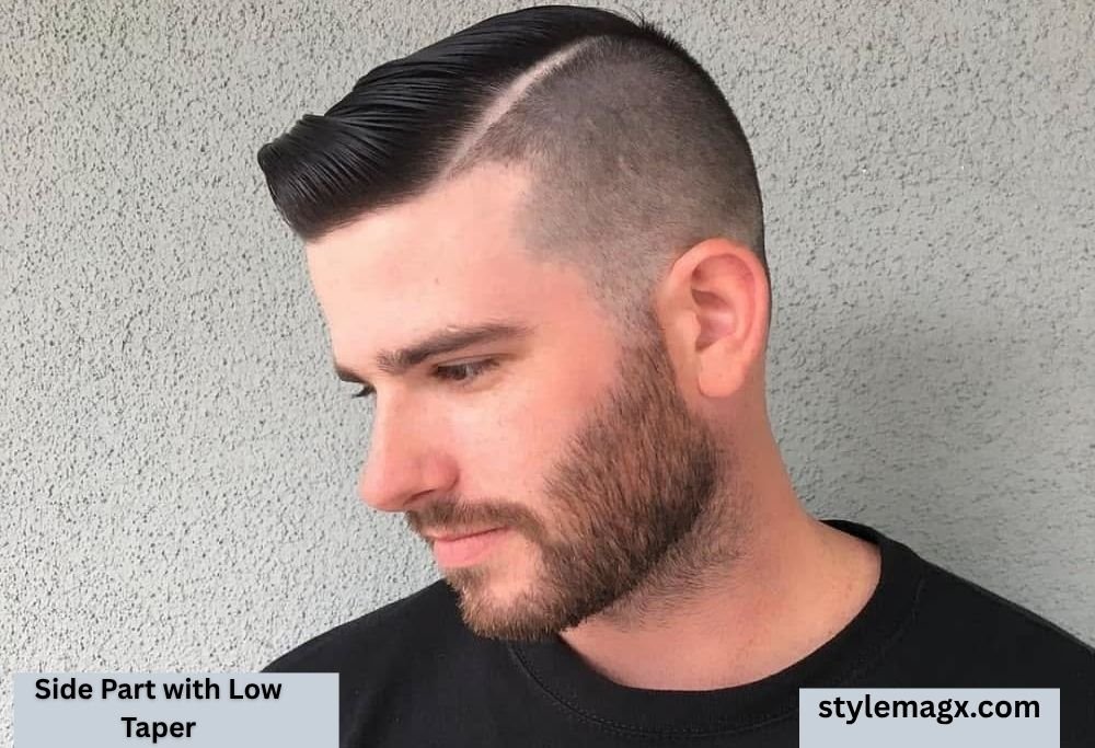Best Haircuts for Men with Thin Straight Hair 2026 Guide 9 Side Part with Low Taper