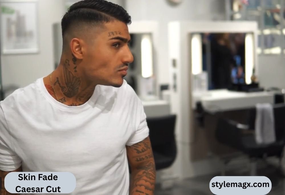 Caesar Haircut For Men: 25 Best Styles & How to Get One 2026 11 Skin Fade Caesar Cut