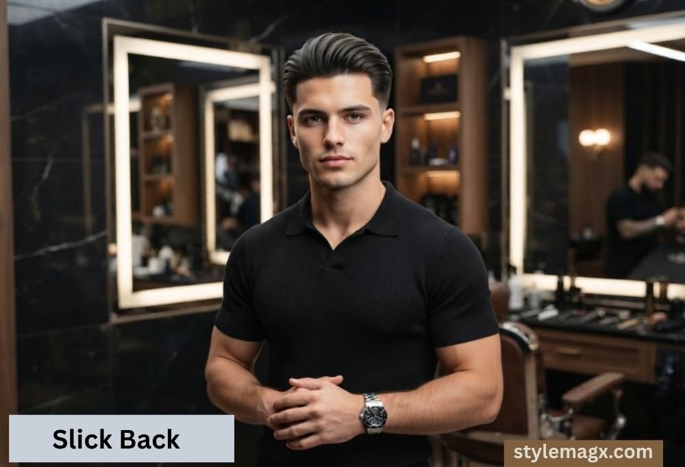 40+ Fantastic Square Face Shape Haircuts for Men: Ultimate Guide 2026 24 Slick Back
