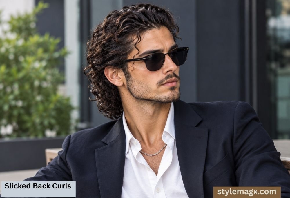 Slicked Back Curls