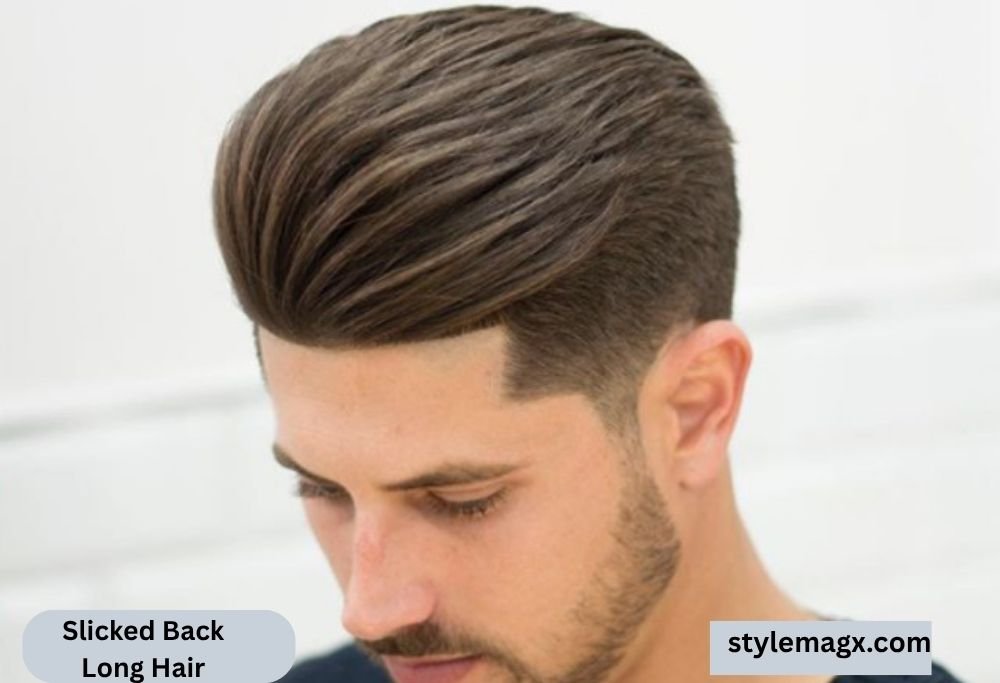 Slicked Back Long Hair