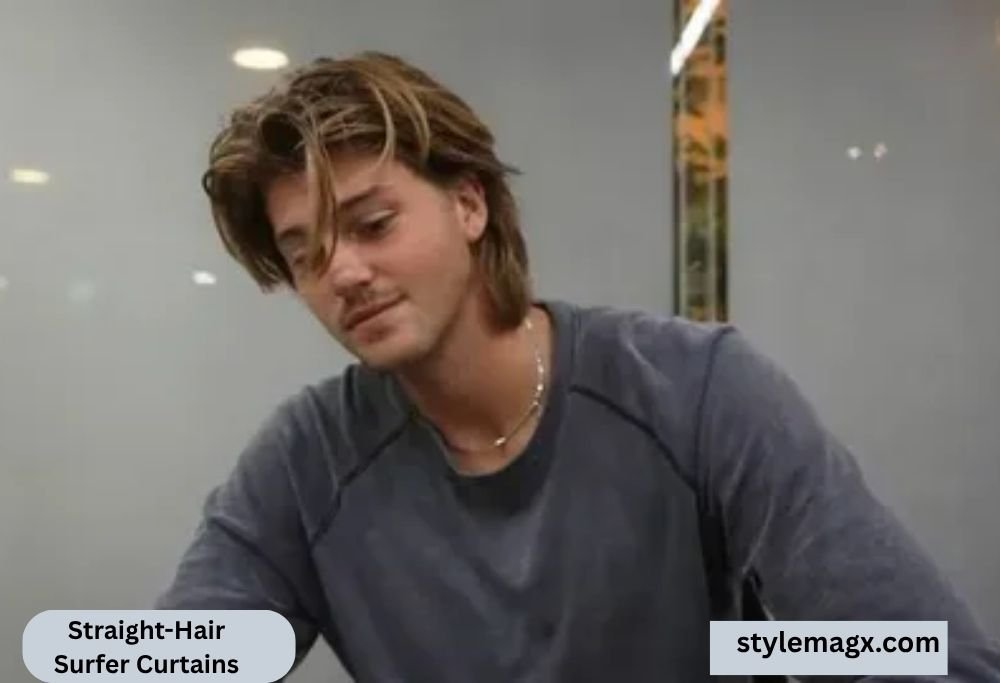 Straight-Hair Surfer Curtains