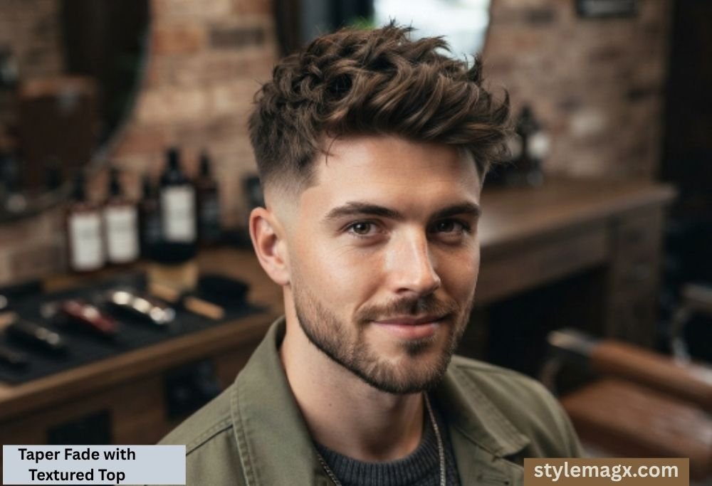 Taper Fade with Textured Top