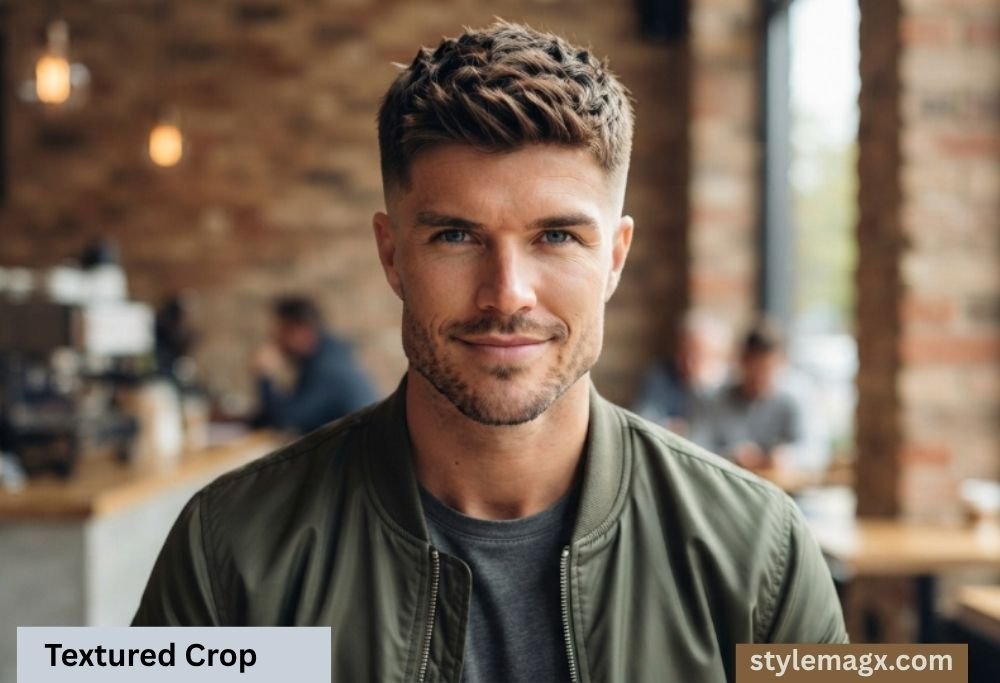 40+ Fantastic Square Face Shape Haircuts for Men: Ultimate Guide 2026 4 Textured Crop