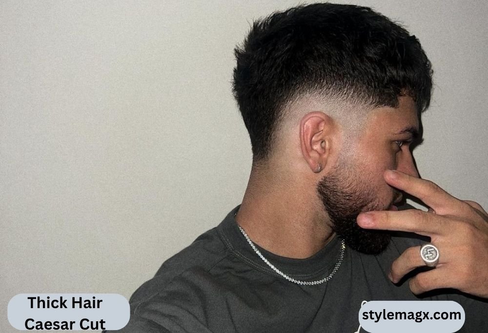 Caesar Haircut For Men: 25 Best Styles & How to Get One 2026 20 Thick Hair Caesar Cut