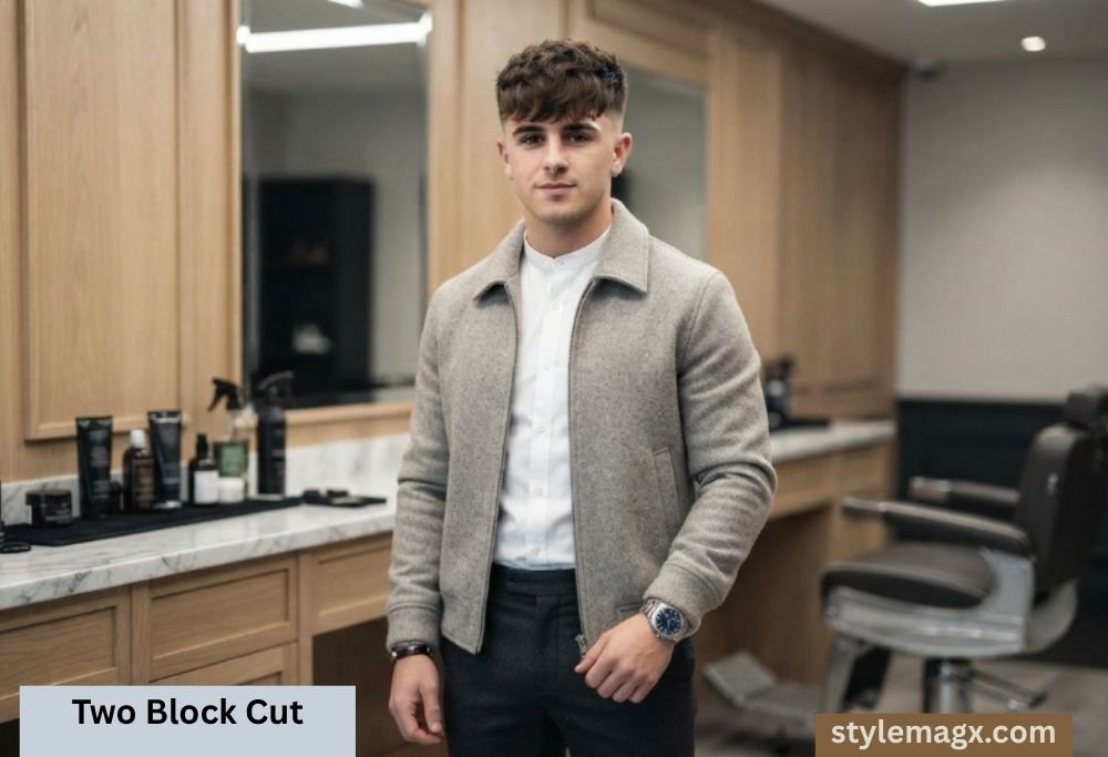 40+ Fantastic Square Face Shape Haircuts for Men: Ultimate Guide 2026 15 Two Block Cut