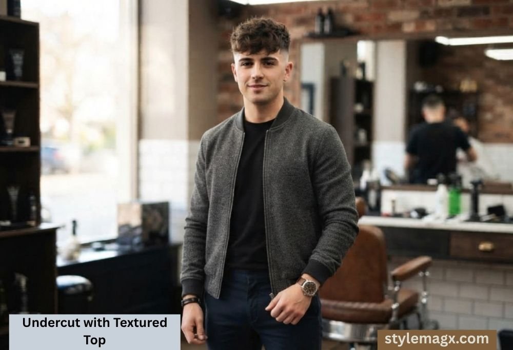 40+ Fantastic Square Face Shape Haircuts for Men: Ultimate Guide 2026 14 Undercut with Textured Top