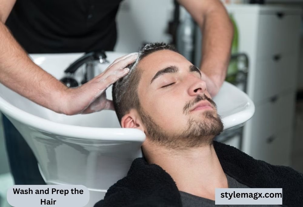 Wash and Prep the Hair