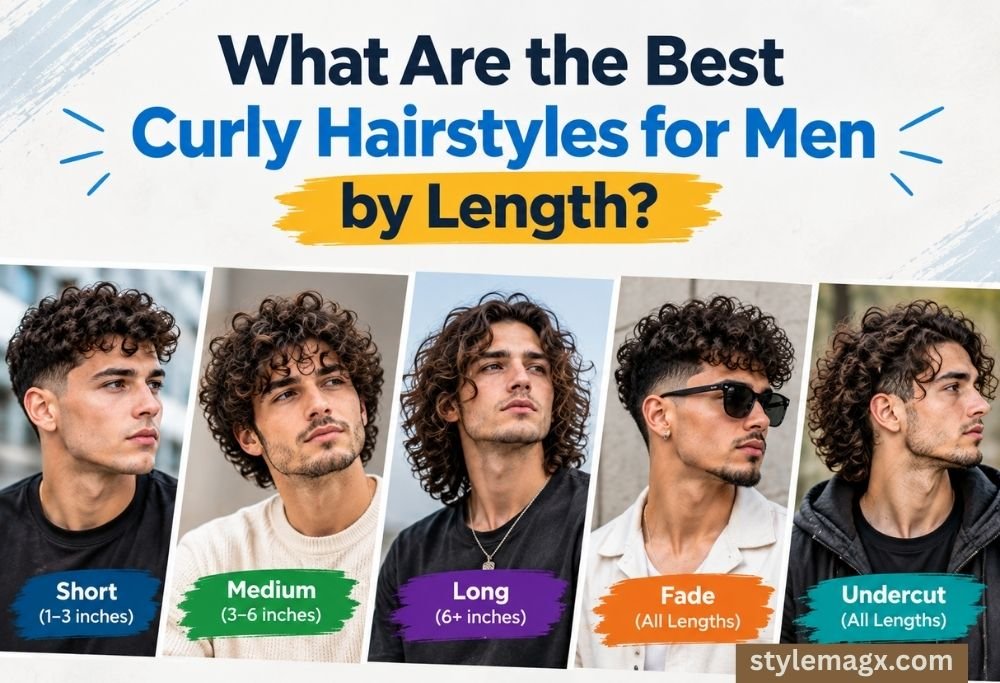 What Are the Best Curly Hairstyles for Men by Length