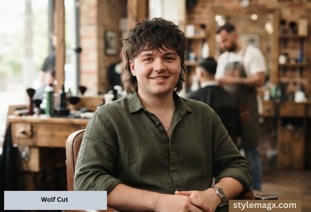 35+ Best Round Face Shape Haircuts for Men: Top Picks for 2026 24 Wolf Cut