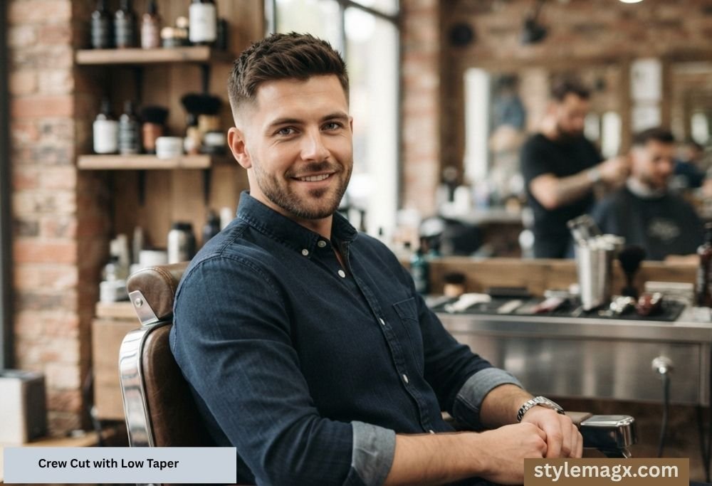 Crew Cut with Low Taper