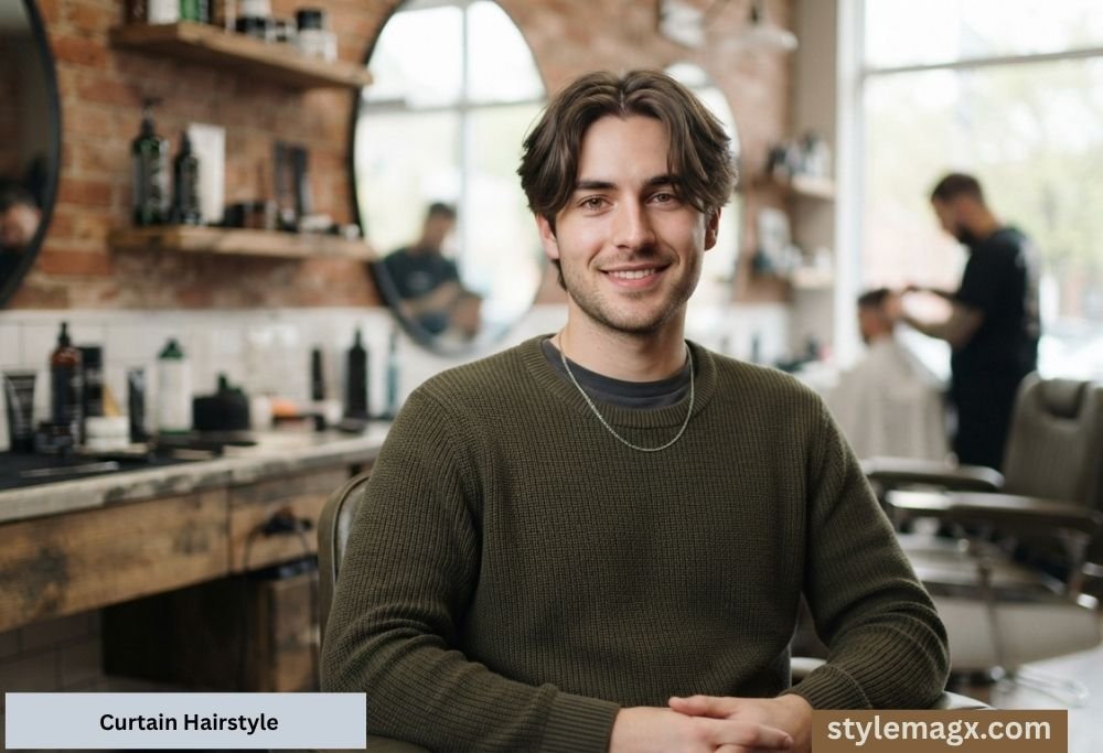 15 Best Triangle Face Shape Hairstyles for Men That Balance Your Jaw 15 Curtain Hairstyle